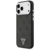 GUESS 4G Triangle Logo MagSafe-Hülle für iPhone 18 Pro Max / 17 Pro Max - Schwarz & Silber
