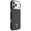 GUESS 4G Triangle Logo MagSafe-Hülle für iPhone 18 Pro Max / 17 Pro Max - Schwarz & Silber
