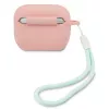 GUESS GUACAPLSVSPG AirPods Pro Hülle Silikon Vintage Pink Grün