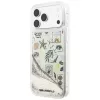 Karl Lagerfeld Liquid Glitter Beach & Sand Hülle für iPhone 18 Pro Max / 17 Pro Max – Beige