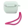 GUESS Vintage Silikonhülle für AirPods Pro - Blau Fuchsia