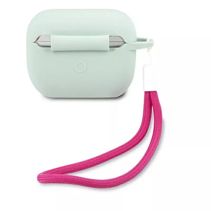 GUESS Vintage Silikonhülle für AirPods Pro - Blau Fuchsia