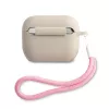 GUESS Vintage Silikonhülle für Apple AirPods Pro - Grau Pink