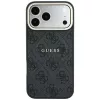 GUESS Embossed 4G Classic MagSafe Hülle für iPhone 17 Pro / 18 Pro - Schwarz
