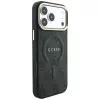 GUESS Embossed 4G Classic MagSafe Hülle für iPhone 17 Pro / 18 Pro - Schwarz