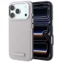 Karl Lagerfeld Grained Mono Resin Logo MagSafe Hülle für iPhone 18 Pro / 17 Pro - Pink