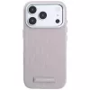 Karl Lagerfeld Grained Mono Resin Logo MagSafe Hülle für iPhone 18 Pro / 17 Pro - Pink