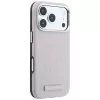 Karl Lagerfeld Grained Mono Resin Logo MagSafe Hülle für iPhone 18 Pro / 17 Pro - Pink