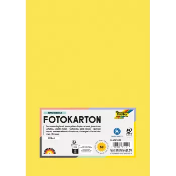 Folia 614/50 12 Gelber A4 Karton 300 g/m² 50 Blatt