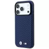 BMW M Carbon Metal Logo MagSafe-Hülle für iPhone 18 Pro / 17 Pro - Navy