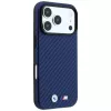 BMW M Carbon Metal Logo MagSafe-Hülle für iPhone 18 Pro / 17 Pro - Navy