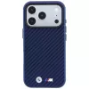 BMW M Carbon Metal Logo MagSafe-Hülle für iPhone 18 Pro Max / 17 Pro Max - Marineblau