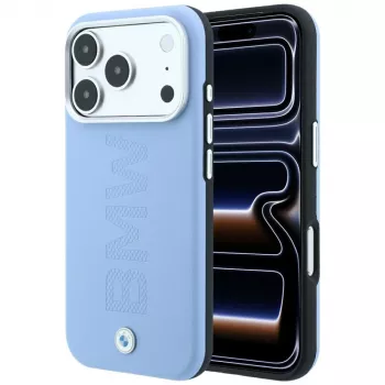 BMW Sign Centered Deboss MagSafe Hülle für iPhone 18 Pro / 17 Pro - Blau