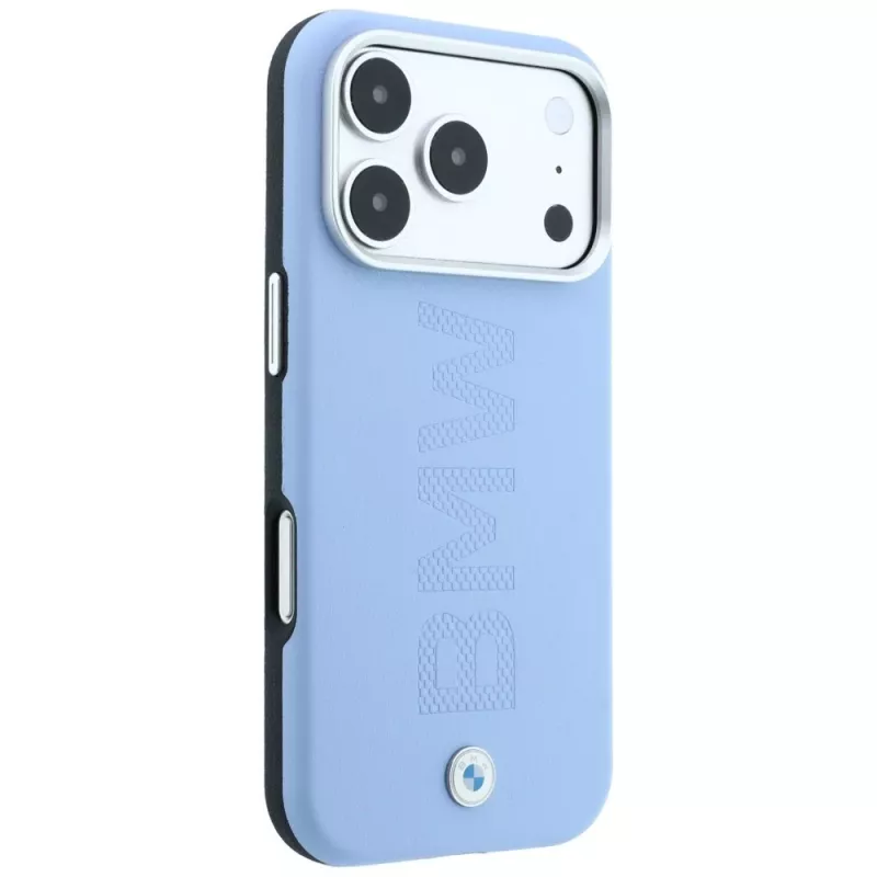 BMW Sign Centered Deboss MagSafe Hülle für iPhone 18 Pro / 17 Pro - Blau