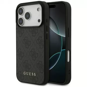 GUESS 4G Classic Rückseiten-Schutzhülle für Apple iPhone 18 Pro / 17 Pro - Schwarz