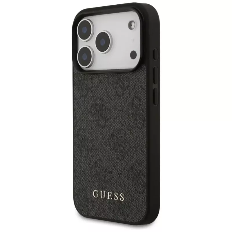 GUESS 4G Classic Rückseiten-Schutzhülle für Apple iPhone 18 Pro / 17 Pro - Schwarz