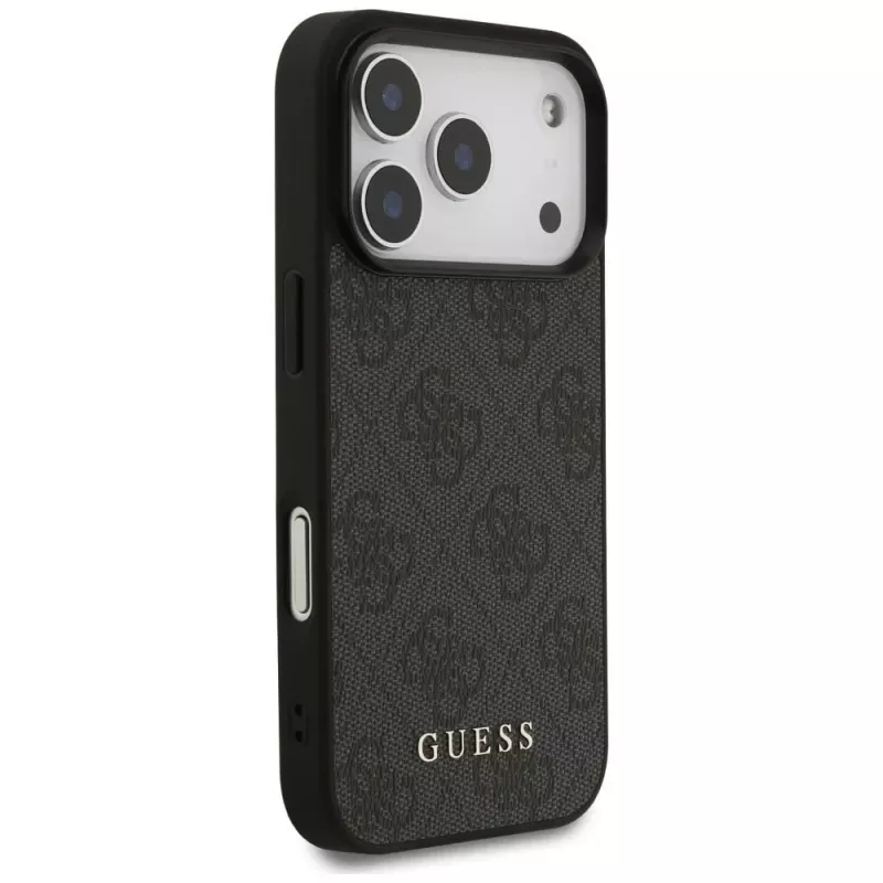 GUESS 4G Classic Rückseiten-Schutzhülle für Apple iPhone 18 Pro / 17 Pro - Schwarz
