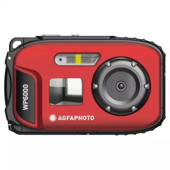 AgfaPhoto Realishot WP6000 Rote wasserdichte Kompaktkamera
