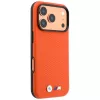 BMW M Quadrille Kevlar Metal Logo MagSafe-Hülle für iPhone 18 Pro / 17 Pro - Orange