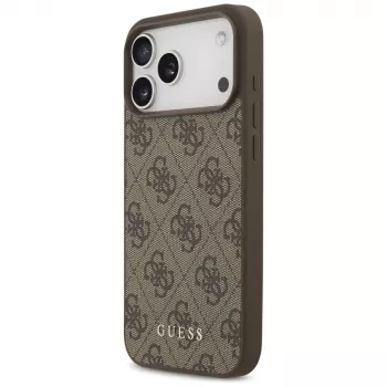 GUESS 4G Classic Hülle für iPhone 18 Pro Max / 17 Pro Max - Braun