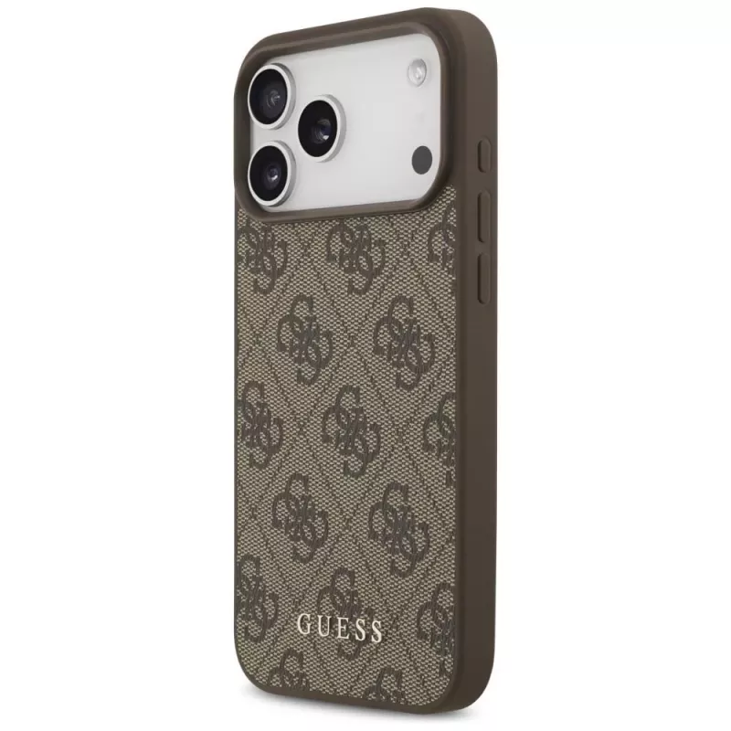 GUESS 4G Classic Hülle für iPhone 18 Pro Max / 17 Pro Max - Braun