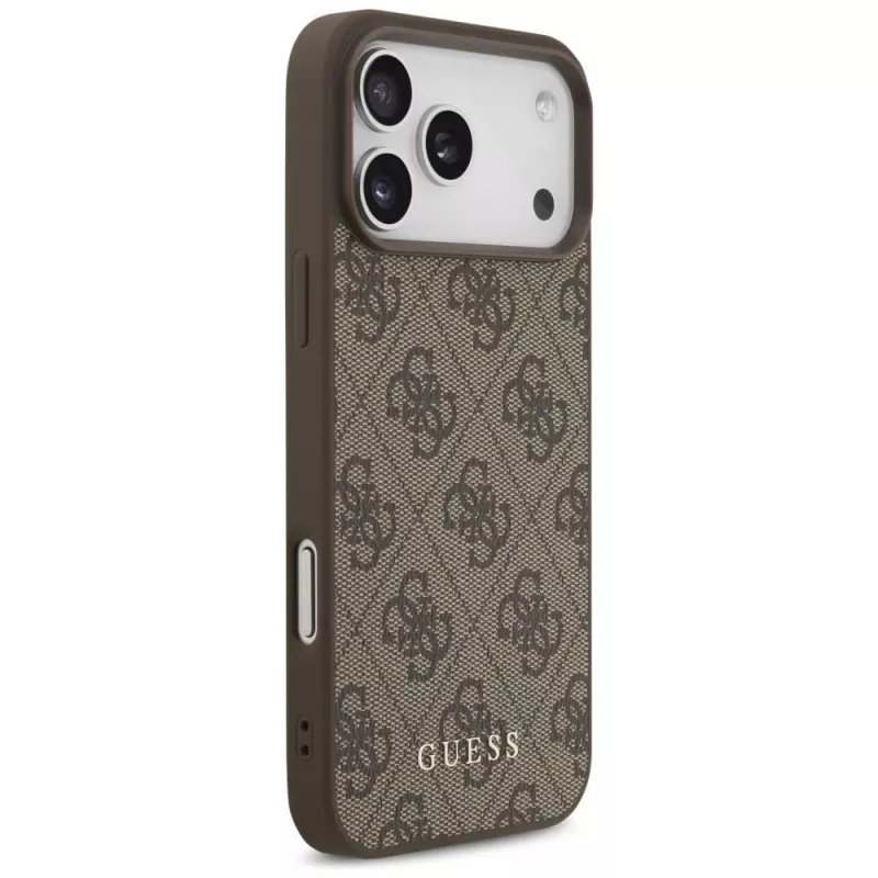 GUESS 4G Classic Hülle für iPhone 18 Pro Max / 17 Pro Max - Braun