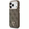 GUESS 4G Triangle Logo MagSafe Hülle für iPhone 17 Pro / 18 Pro - Braun
