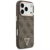 GUESS 4G Triangle Logo MagSafe Hülle für iPhone 17 Pro / 18 Pro - Braun