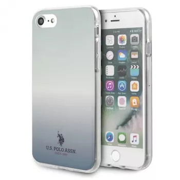 U.S. POLO ASSN. Gradient Pattern Collection Hartschale für iPhone 7/8/SE (2020/2022) - Blau