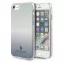 U.S. POLO ASSN. Gradient Pattern Collection Hartschale für iPhone 7/8/SE (2020/2022) - Blau