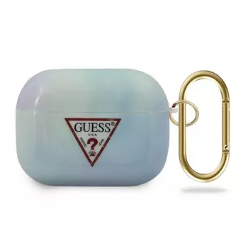 GUESS AirPods Pro Hülle Blau Tie & Dye Kollektion