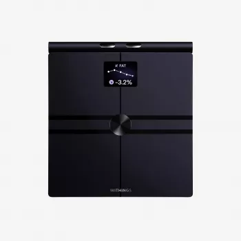 Withings Body Fit Smart-Waage mit segmentaler Körperzusammensetzung, Stoffwechsel- und Herzgesundheitsanalyse, Medizinprodukt, Schwarz