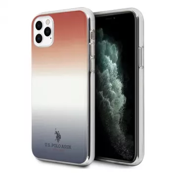U.S. Polo Assn. Gradient Pattern Hülle für Apple iPhone 11 Pro – Blau & Rot