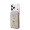 GUESS 4G Stand & Mirror MagSafe Wallet Case für iPhone - Pink
