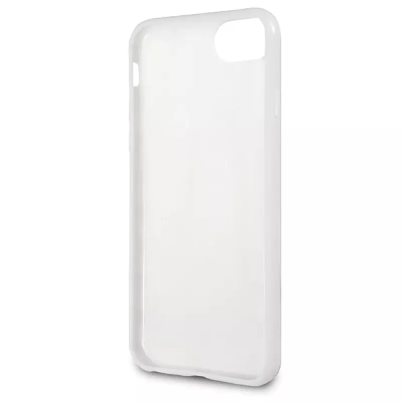 U.S. POLO ASSN. USHCI8PCSTRB iPhone 7/8/SE 2020/SE 2022 Hülle Weiß Trikolore-Muster Kollektion