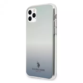 U.S. POLO ASSN. US Polo USHCN58TRDGLB iPhone 11 Pro blaue Gradientenmuster-Rückabdeckung