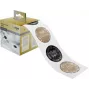 Sigel CS120 Weihnachtsbuchstaben-Aufkleber, Schwarz/Gold/Silber, 200 Stück