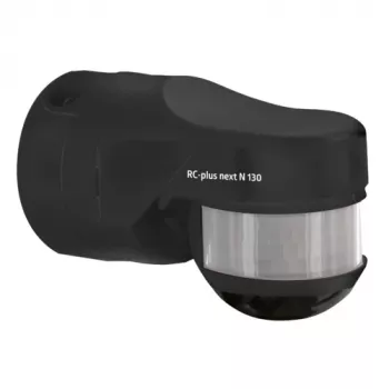BEG RC-plus next N 130 Schwarzer Bewegungsmelder mit 130° Erfassungsbereich und Unterkriechschutz