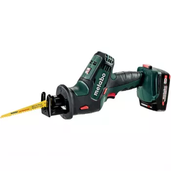 Metabo SSE 18 LTX Compact Akku-Säbelsäge (2x 2,0 Ah Li-Ion, metaBOX 145 L)