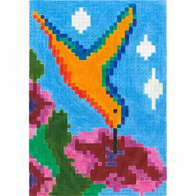 FABER-CASTELL Pixel-it Malbuch mit 32 Motiven (201572)