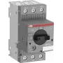 ABB MS132-0.16 Motorschutzschalter, 0,10-0,16 A, 3-polig, thermisch-magnetisch, 100 kA, Schraubanschlüsse