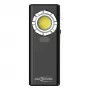 ANSMANN WL1200R wiederaufladbare Werkstattlampe, 1200 lm COB LED, 6500K, Li-Ion 4000 mAh, USB-C, Power Bank, IP54, Magnetfuß, Haken