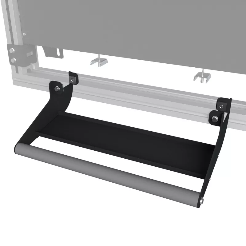 Kindermann DisplayShift 2.0 Griff für Schienensystem, schwarzes Metall