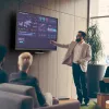 Kindermann DisplayShift 2.0 Griff für Schienensystem, schwarzes Metall
