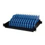 ALLNET 19 Zoll 3U Rackmount Tablet-Ablage für 12 Geräte, Stahl, Schwarz
