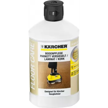 Kärcher RM 531 Bodenpflegemittel für versiegeltes Parkett, Laminat & Kork, 1 L