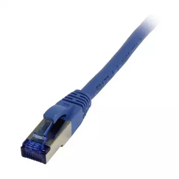 SYNERGY21 S217228 Cat6a S/FTP Patchkabel, 5m, Blau, LSZH/TPE Superflex, 500MHz, 10Gbps