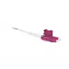 SYNERGY21 OM4 LC zu LC Duplex Uniboot Push-Pull Glasfaser-Patchkabel, 5m, Aqua, LSZH, 2mm