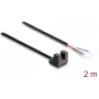 Delock Gabellichtschranke 5 mm Typ L mit 4 offenen Kabelenden NPN L/D wählbar 2 m