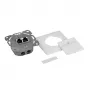 LOGILINK Cat.6A Wandanschlussdose 2xRJ45 STP, vertikal, signalweiß